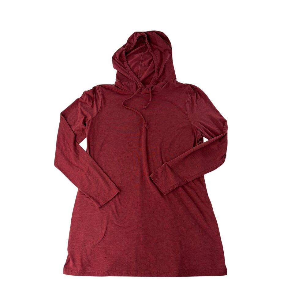 Duluth Trading Women's Dry and Mighty Long Sleeve Hoodie Tunic Large